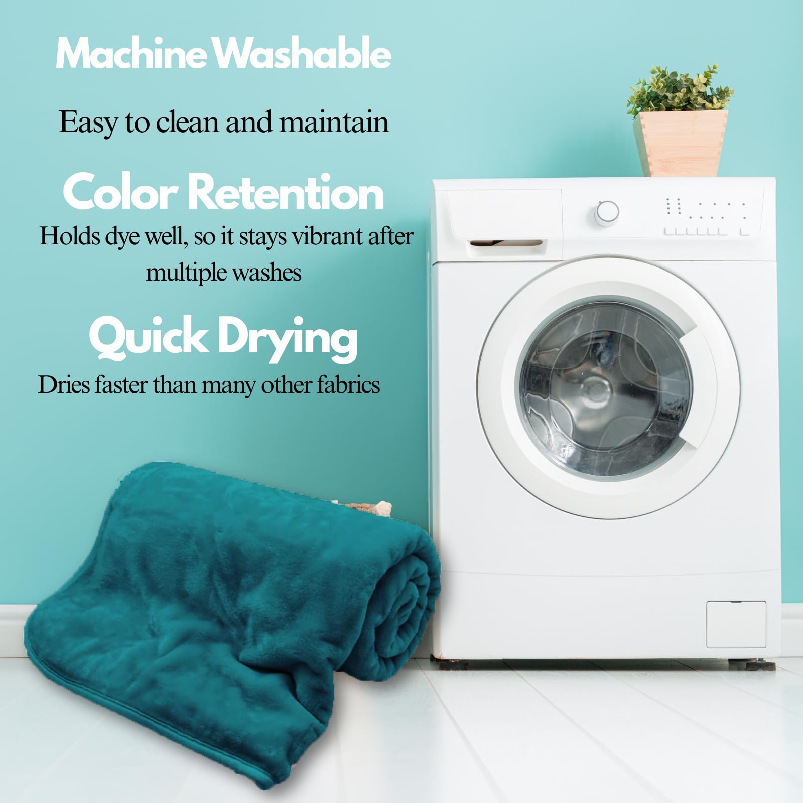 NFK TEXTILE Cozy Fleece Blankets & Luxurious Faux Fur Throws - Soft, Warm & Breathable Throws for Ultimate Comfort on Sofas & Bed